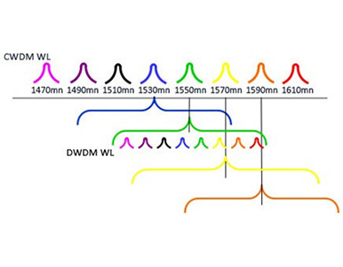 Two Types of WDM Connectivity – CWDM and DWDM