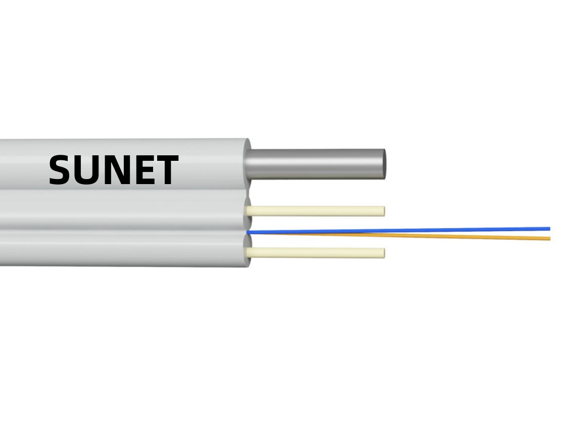 Outdoor FTTH drop cable 2cores