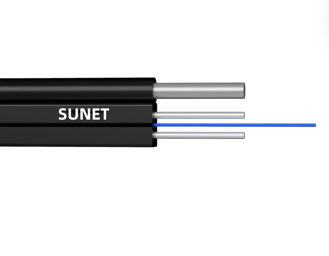 3 Steels outdoor FTTH drop cable