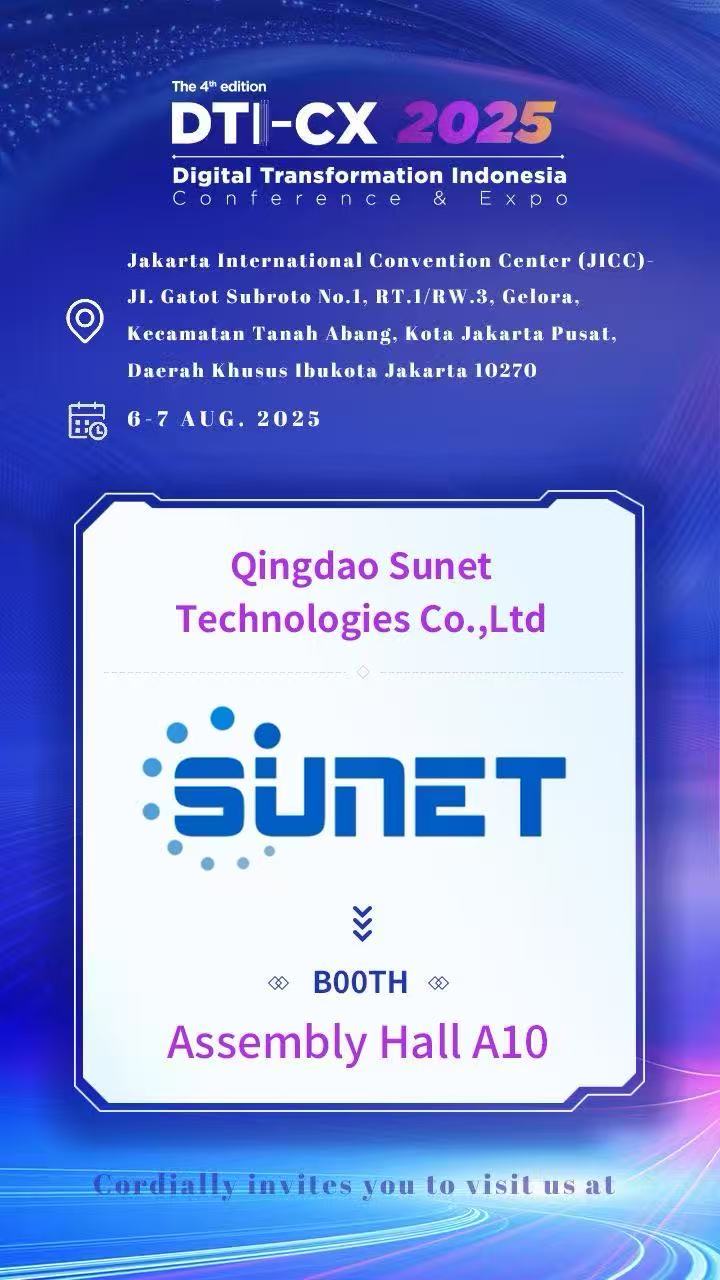 SUNET attended Indonesia DTI-CX 2025 exhibition!